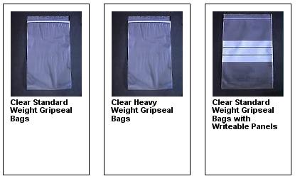 Gripseal Polythene Bags