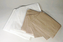 White and brown paper bags