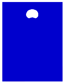 blue polythene carrier bag