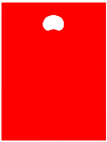 red polythene carrier bag