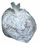 Photo of a clear polythene sack