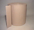 Photo of a roll of corrugated card