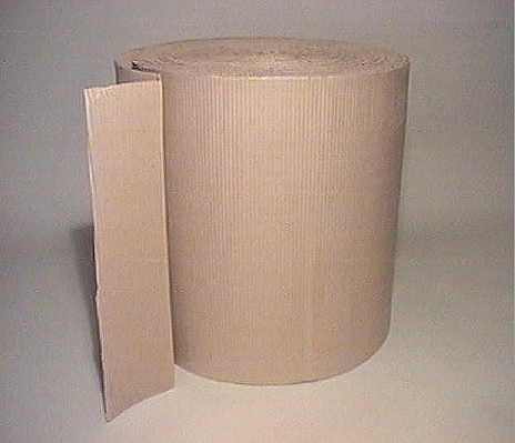 roll of corrugated card