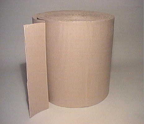 roll of corrugated card