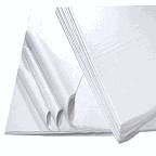 Picture of sheets of white tissue